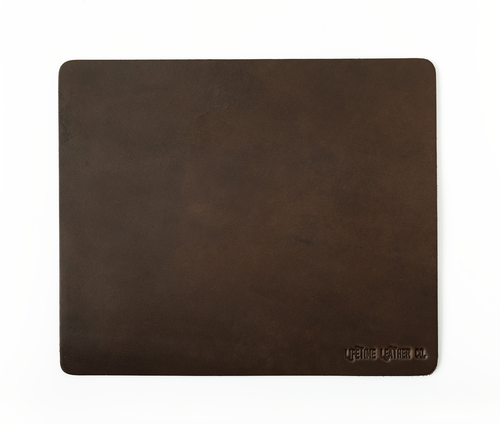 Leather Mouse Pad - Buck Brown or Brown