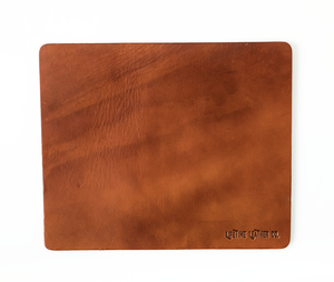 Leather Mouse Pad - Buck Brown or Brown