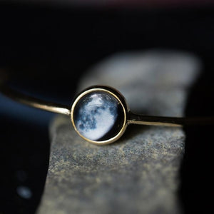 Moon Phase Stacked Bangle Set