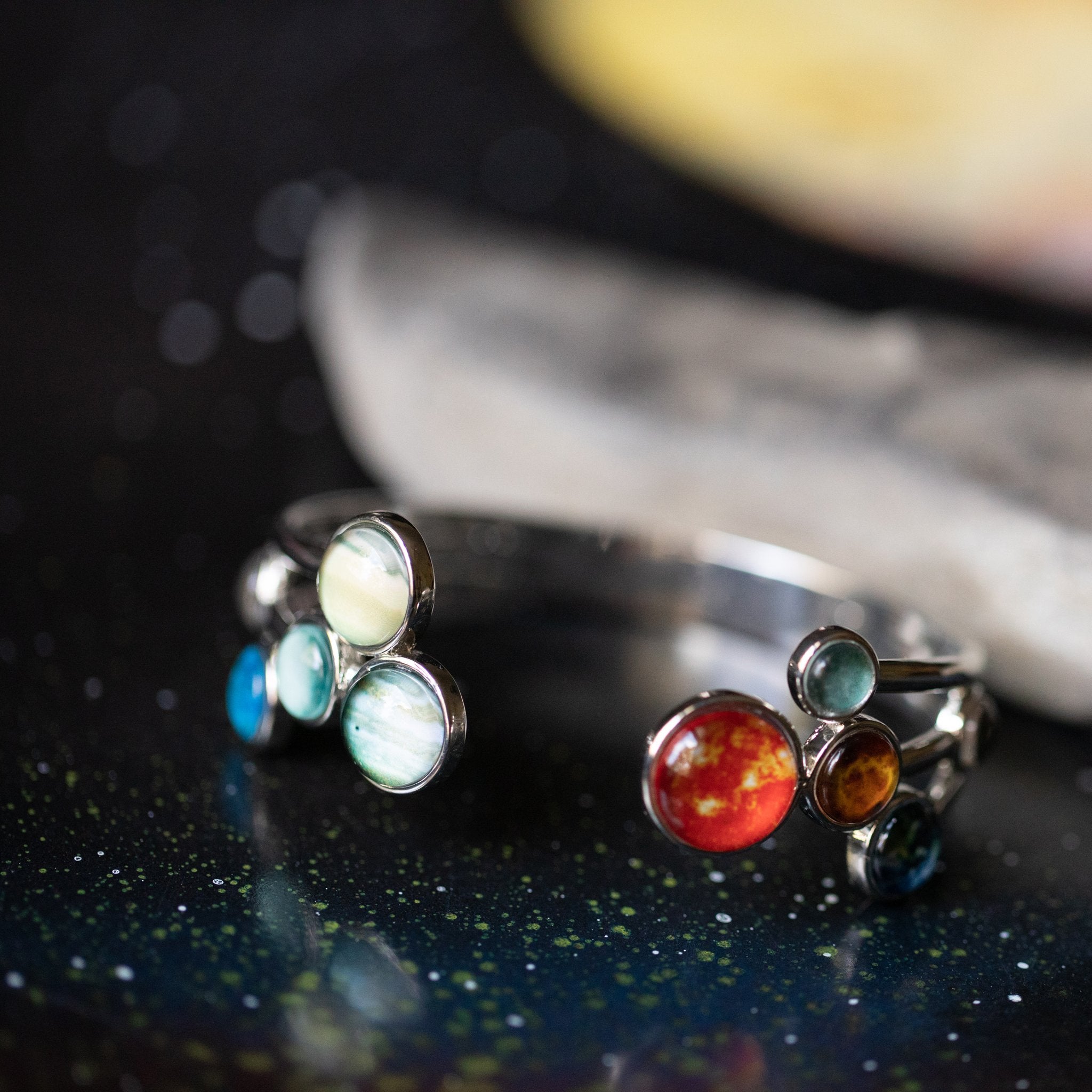 Open Solar System Cuff Bracelet