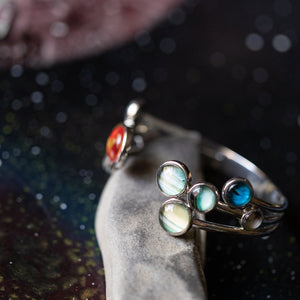 Open Solar System Cuff Bracelet