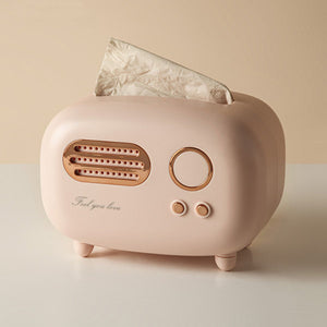 Retro Radio Inspired Tissue Box