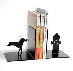 Dog & Fire Hydrant Bookends