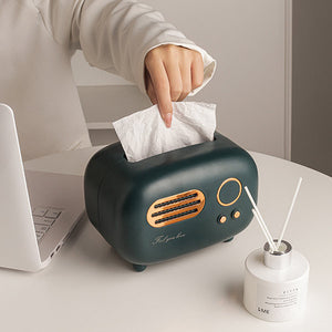 Retro Radio Inspired Tissue Box