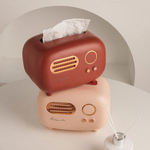 Retro Radio Inspired Tissue Box