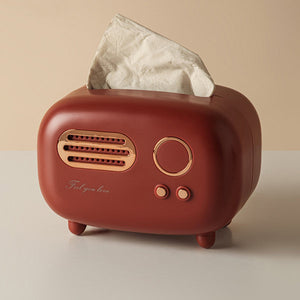 Retro Radio Inspired Tissue Box